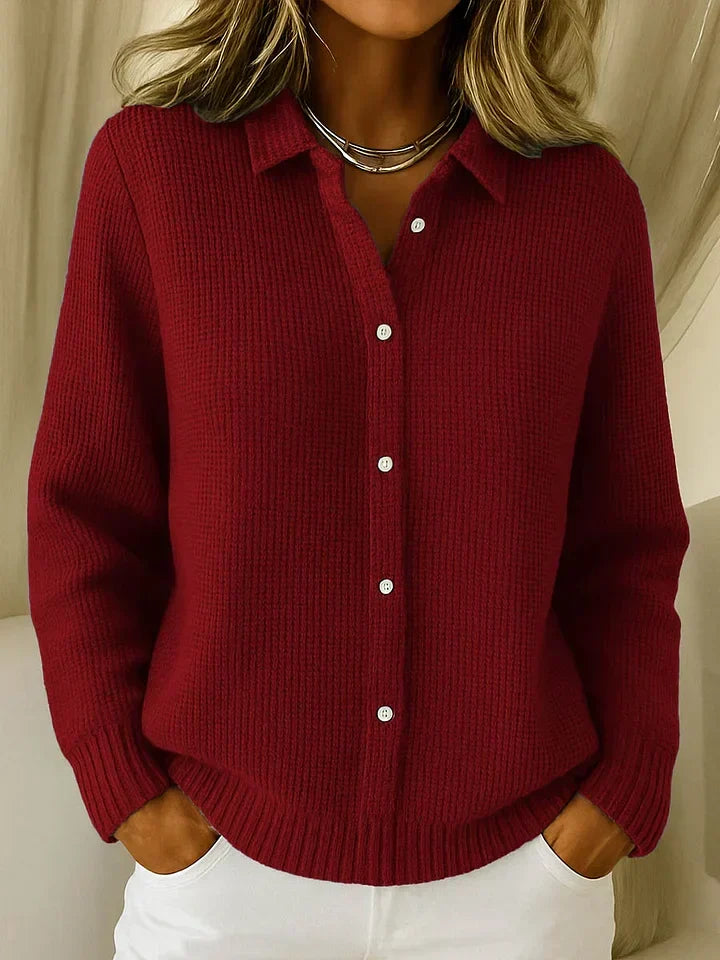 Longline Knit Cardigan For Women