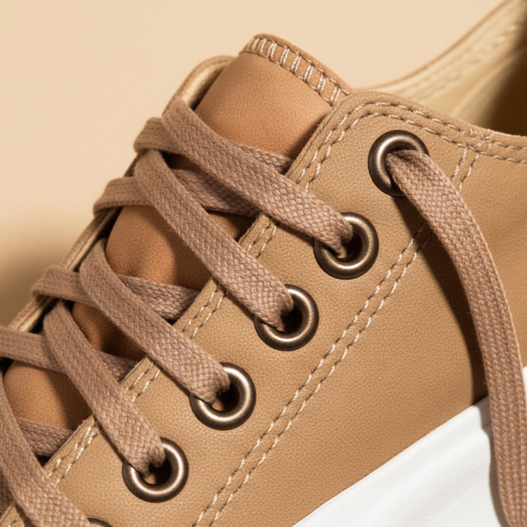 Canvas Platform Sneakers For Women