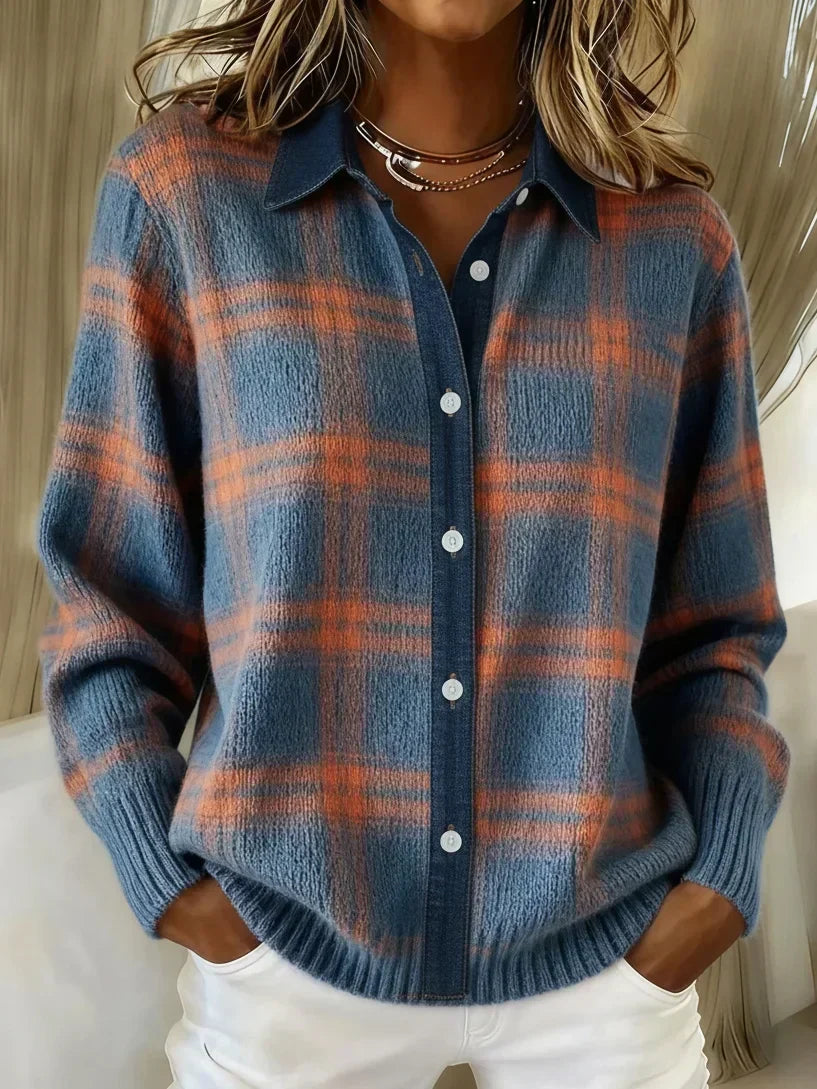 Longline Button Cardigan For Women