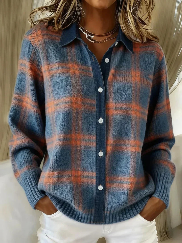 Longline Button Cardigan For Women