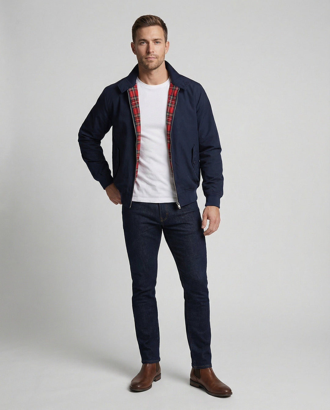 Classic Harrington Jacket For Men