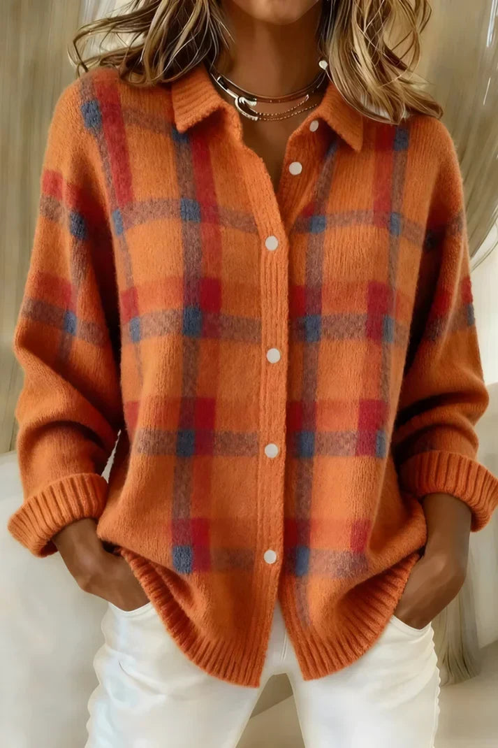 Longline Button Cardigan For Women