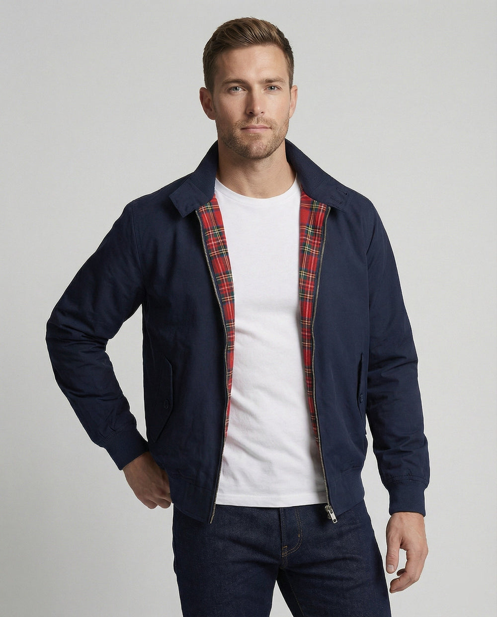 Classic Harrington Jacket For Men