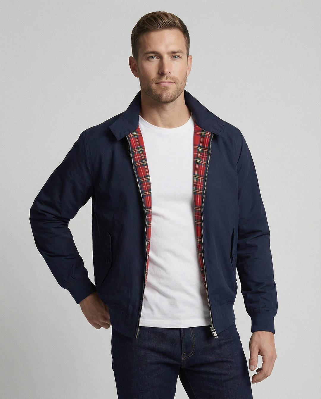 Classic Harrington Jacket For Men